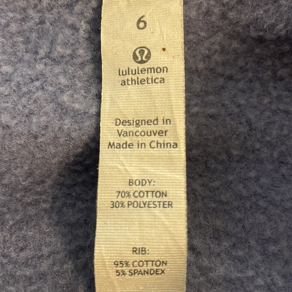 Lululemon hoodie size 6 - Picture 5 of 5